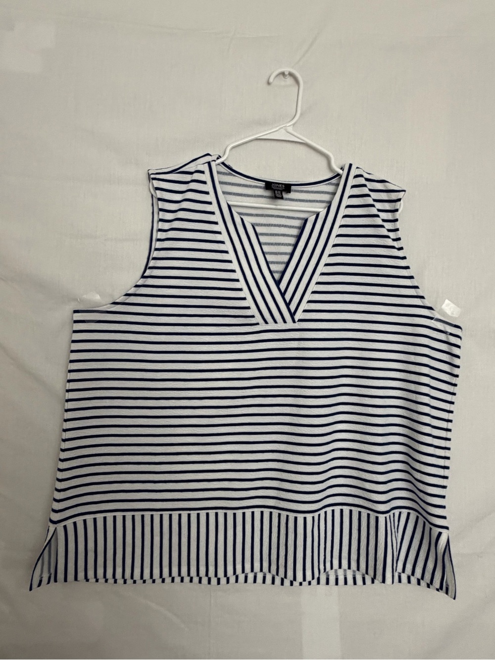 Jones New York Signature Striped Sleeveless Top XXL NWOT(A844)